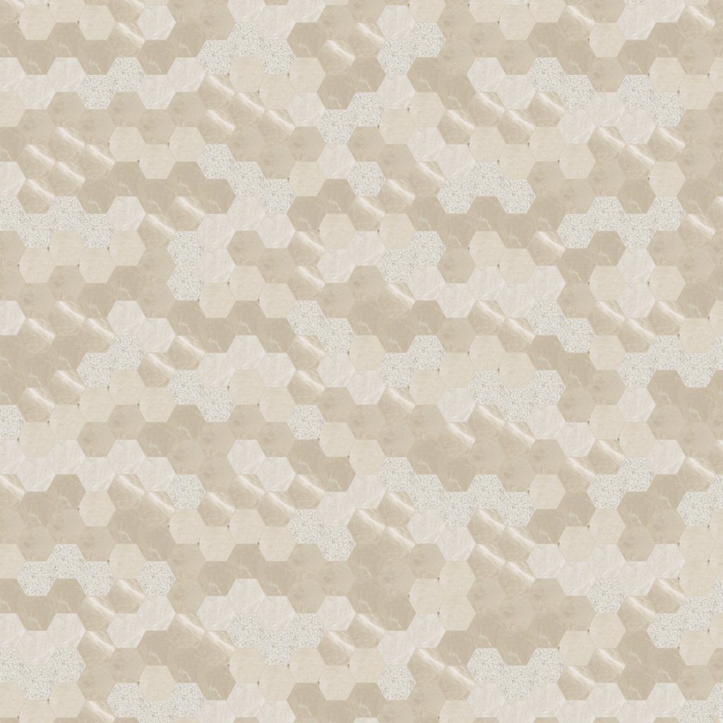 BOCA HEXAGON TEXTURED MOSAIC
