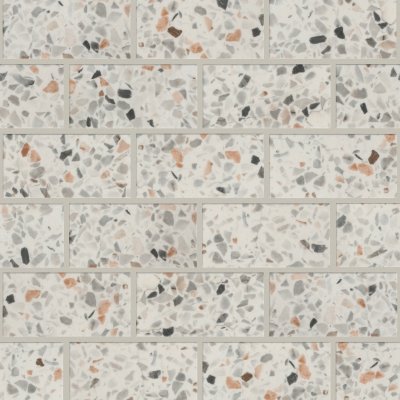 LUXE MODERNE 3X6 WALL TILE - Machine Age Grey - Hollywood Mix