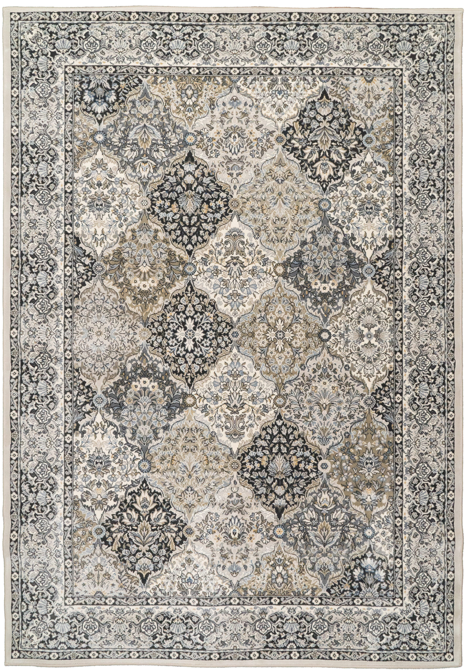 Dynamic Rugs Ancient Garden 57008 - Cream/Gray
