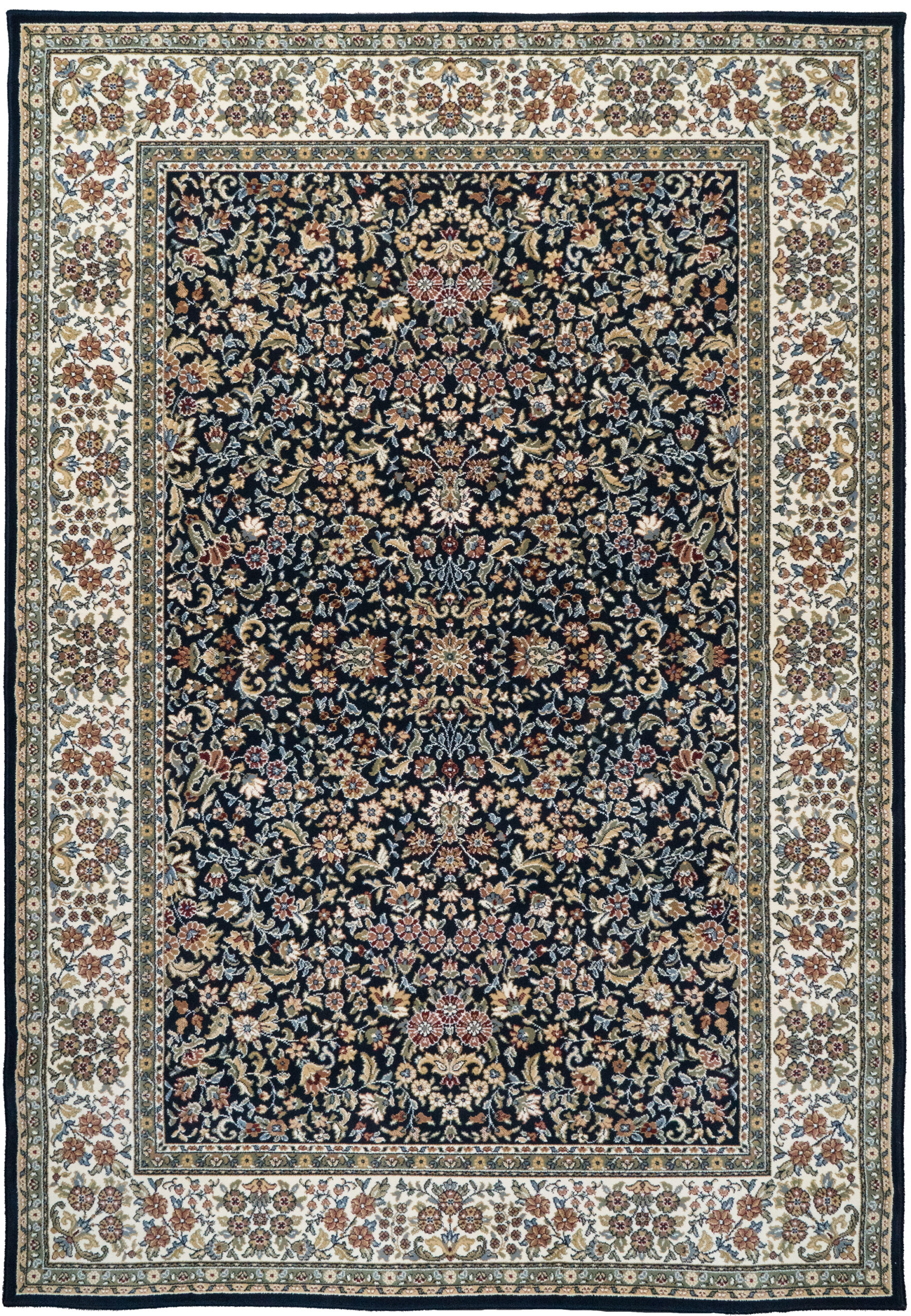 Dynamic Rugs Ancient Garden 57078 - Blue/Ivory