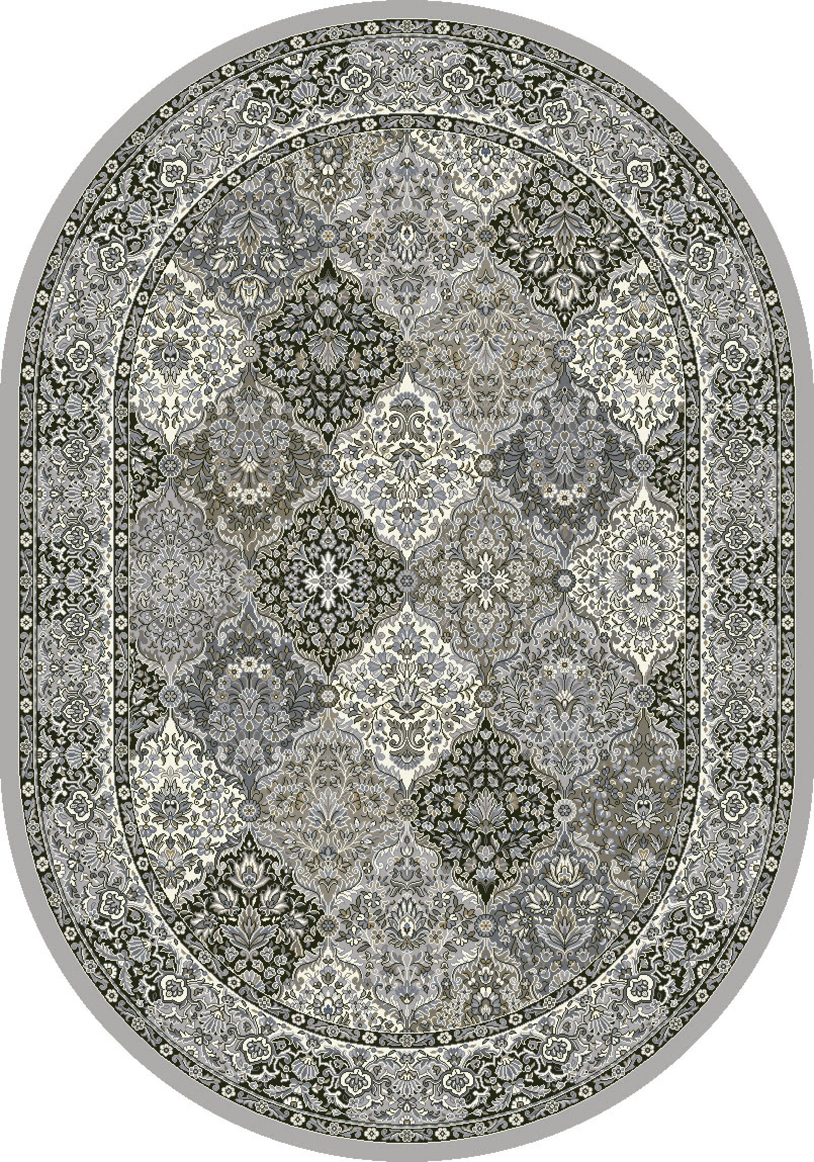 Dynamic Rugs Ancient Garden 57008 - Cream/Gray