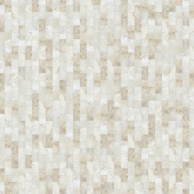 Qualis Ceramica Ivory 2x4 Brick Mosaic - 12" x 12"