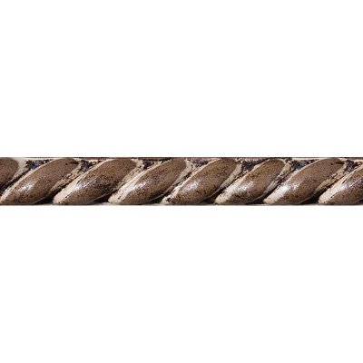 Marble Systems Wash Stoker Gray Creamware Glazed Rope Ceramic Moldings 1 1/4x6 - Wash Stoker Gray Creamware - 1 1/4" x 6" x 3/8"