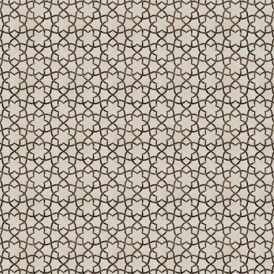 Marble Systems Crema Bella, Emperador Dark Polished Isidore Marble Mosaic 12 1/2x14 3/8 - Crema Bella, Emperador Dark - 12 1/2" x 14 3/8" x 3/8"