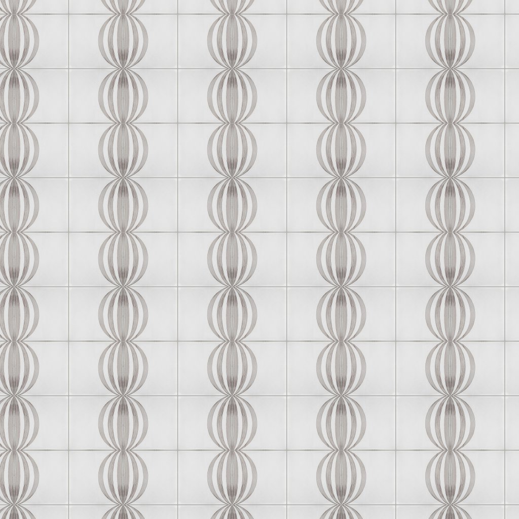 Marble Systems Ballooning Matte Glazed Terracotta Tile 6x6 - Ballooning