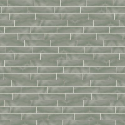 Qualis Ceramica Element Smoke Artisan Glass 3X12 - Random Length