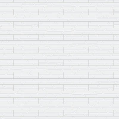 Qualis Ceramica Geometra 3x12 Powder Ivy - Alternating 1/3