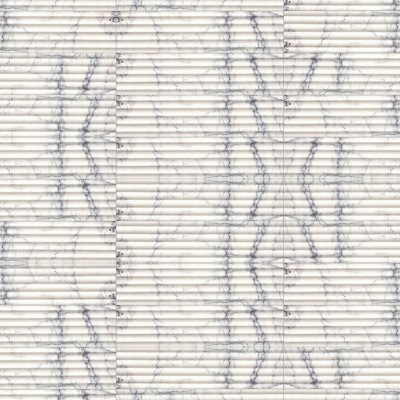 Marble Systems Lilac Honed Flute Trim Marble Accent Tiles 6x24 - Lilac - 6" x 24" x 3/4"