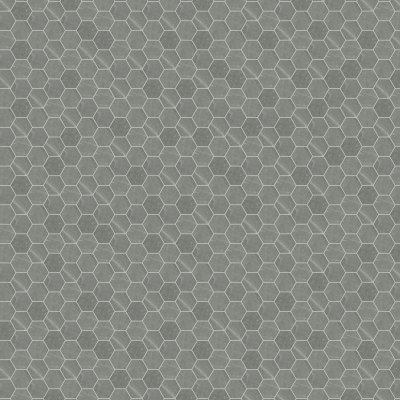 Qualis Ceramica Nord 2 Hex Chromium - 12" x 12"