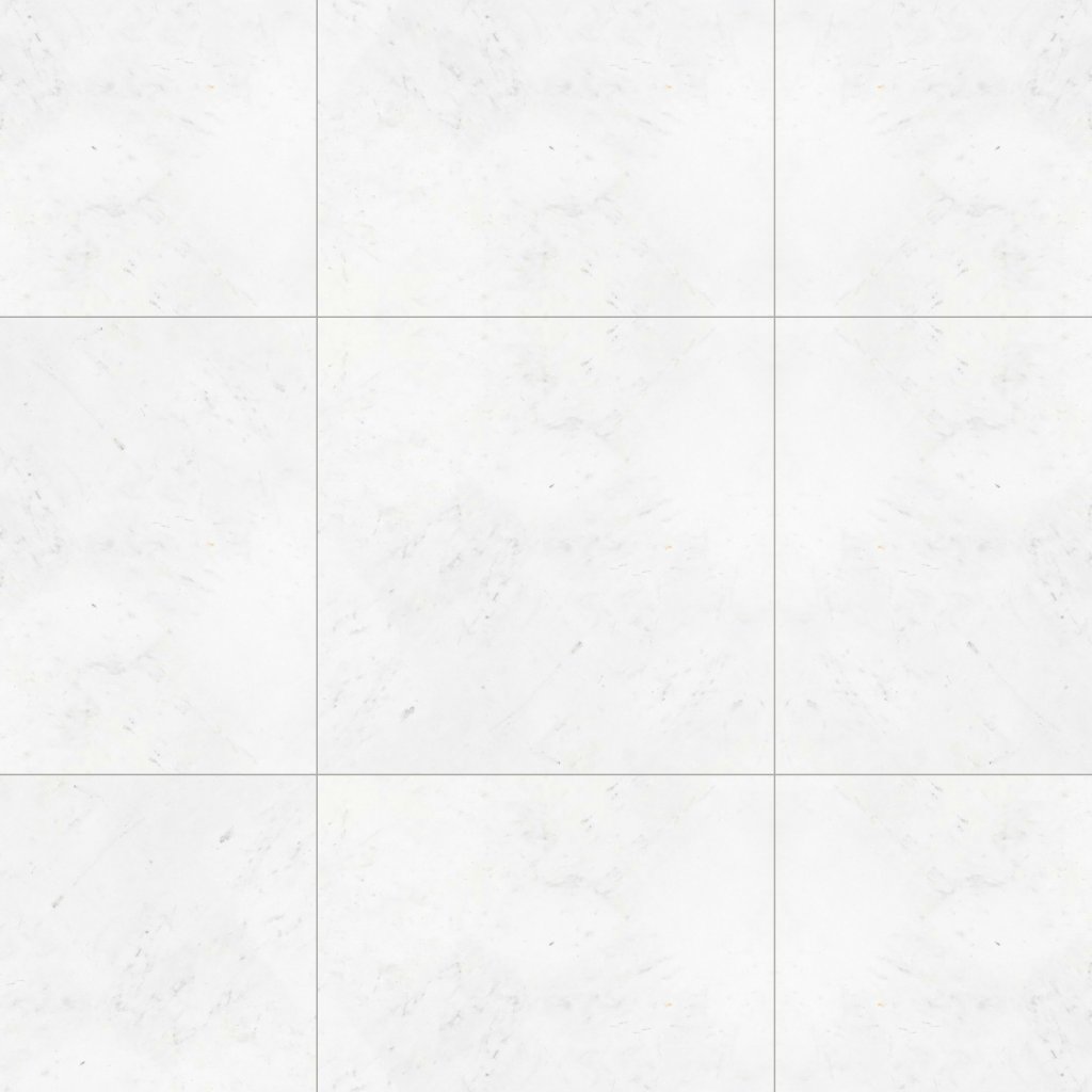 Marble Systems Royal White Honed Marble Tile 24x24 - Royal White