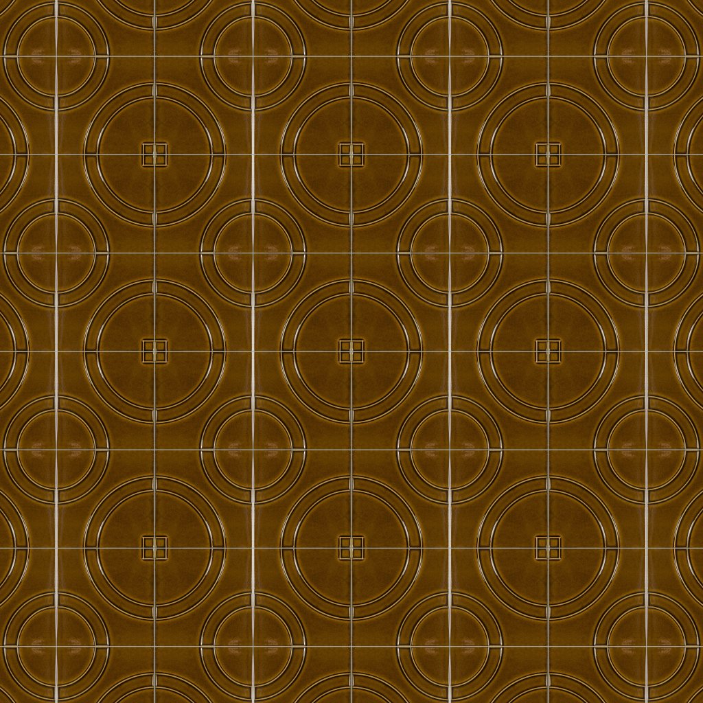 Marble Systems Creamy Leather Glossy Manukie Ceramic Accent Tiles 8x8 - Creamy Leather