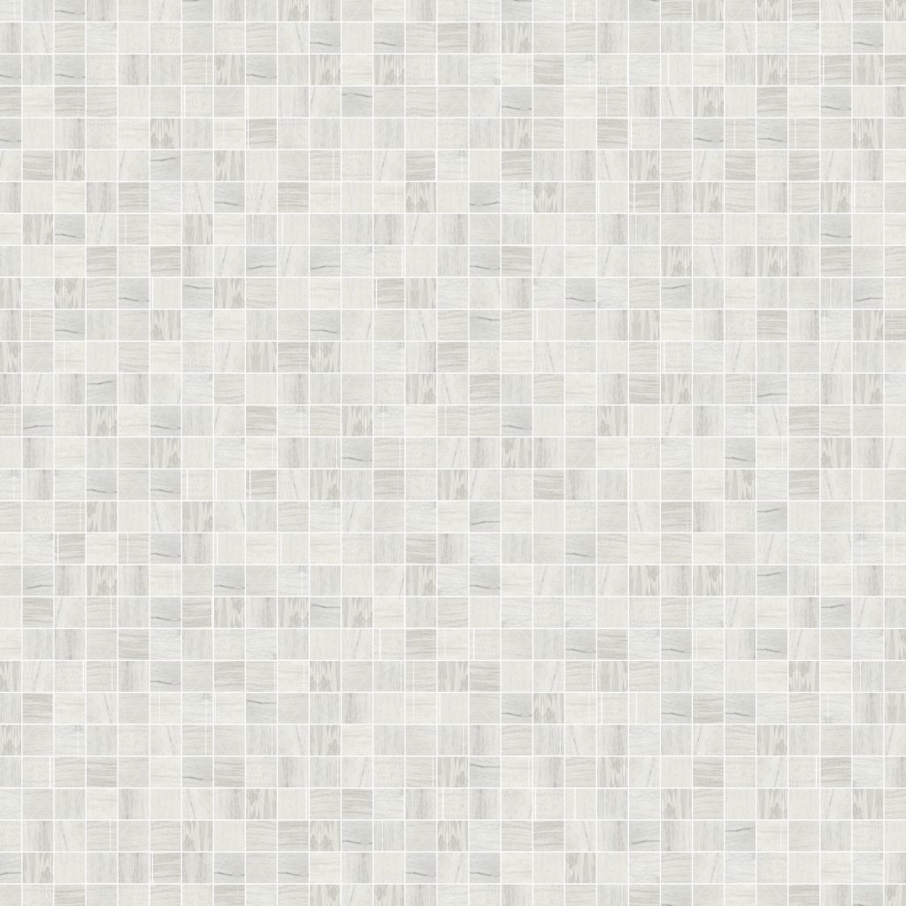 Qualis Ceramica Cabin Sterling White 2X2 Mosaic - White