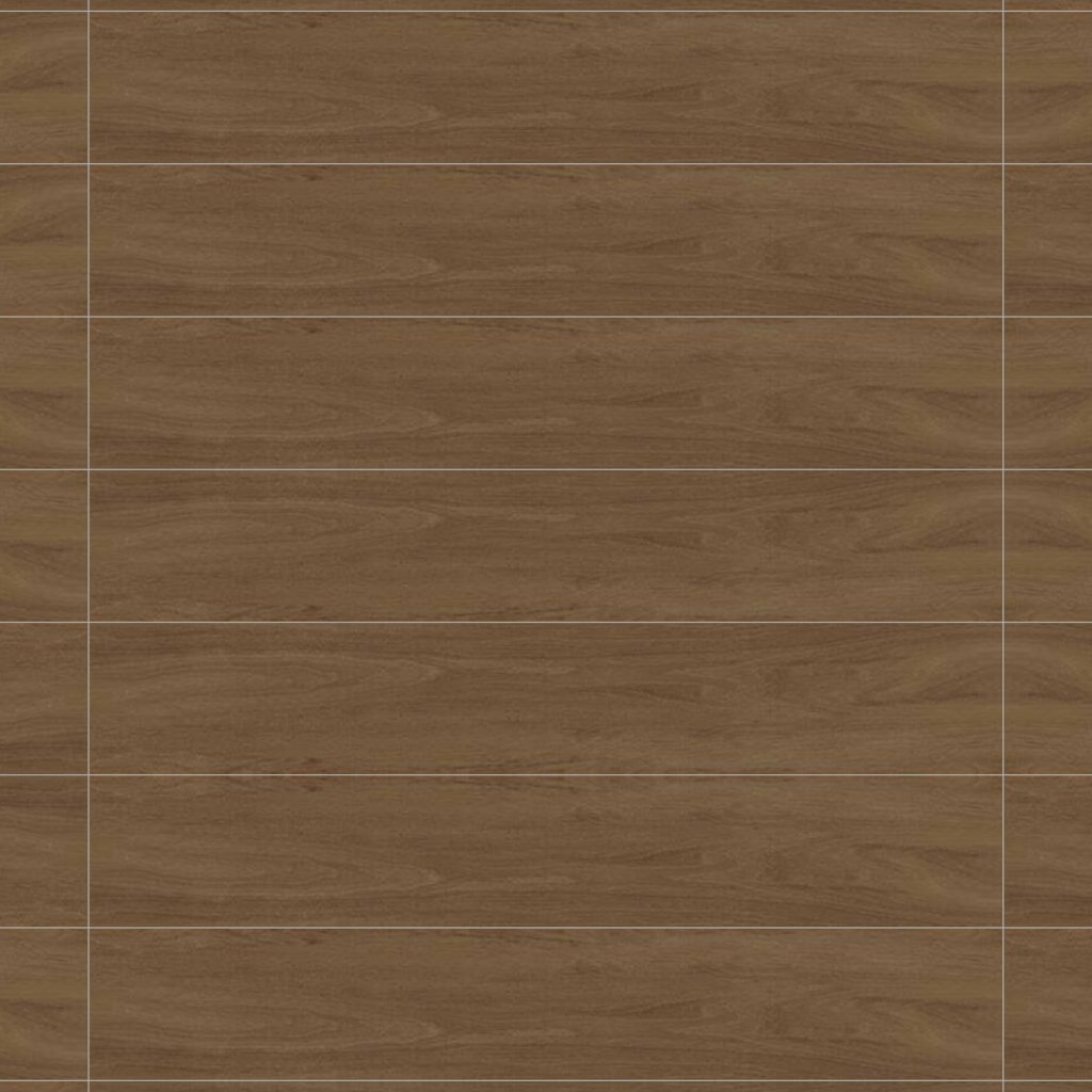 Marble Systems Brown Matte Wood Look Porcelain Tile 8x48 - Brown