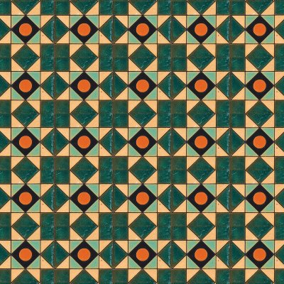 Marble Systems 118 B Glazed Ceramic Tile 4x4 - 118 B - 4" x 4" x 3/8"