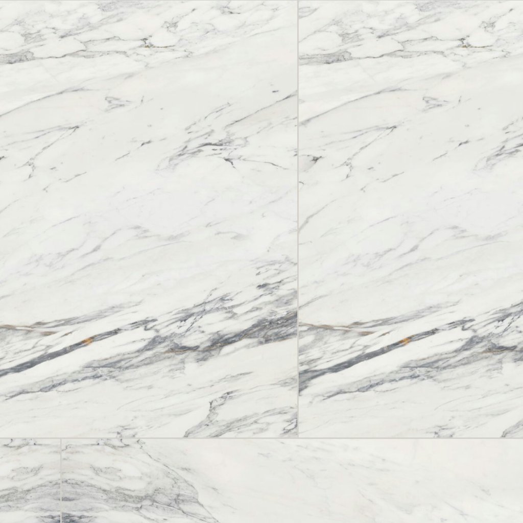 Qualis Ceramica Royal Stoneworks 48X110 Regal White Vein Honed