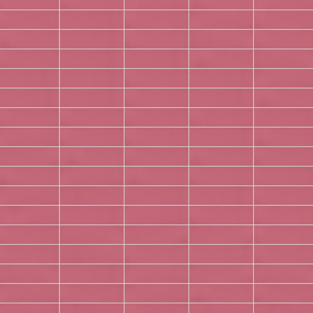 Daltile Stencil Berry, Rectangle, 4X12, Matte - Berry