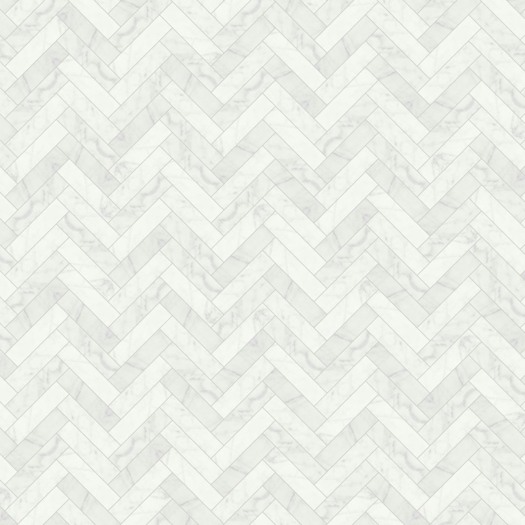Qualis Ceramica Eterna Bianco 1.25x4 Honed Herringbone Mosaic