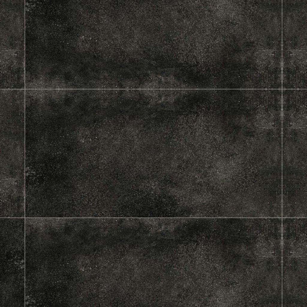 Marble Systems London Black Textured Porcelain Tile 24x48 - London Black