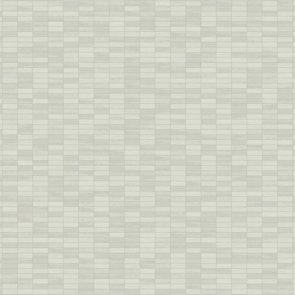 Daltile Articulo Editorial White, Straight Joint, 1X3, Matte - Editorial White