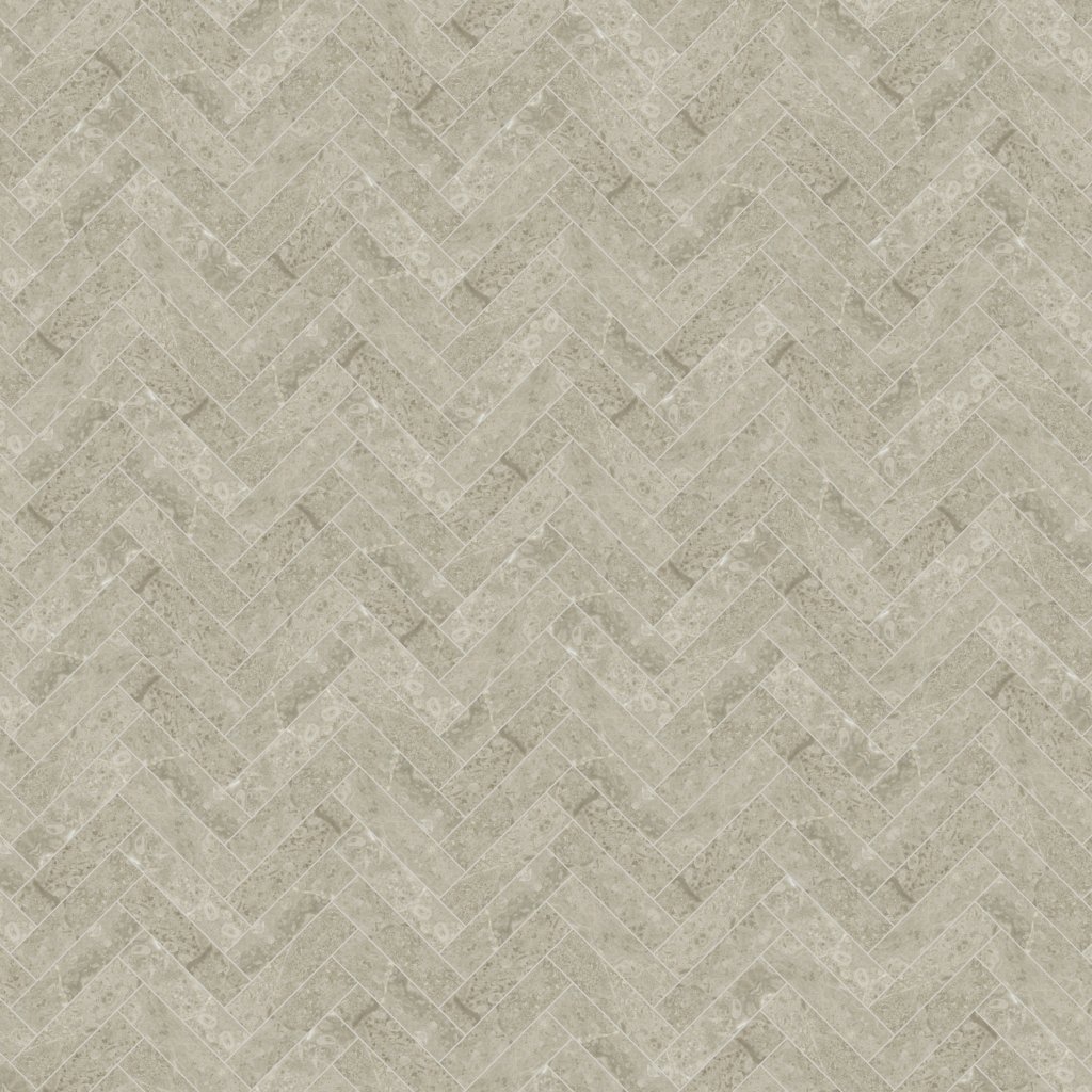 Qualis Ceramica Ritz Gray 1.25x4 Herringbone Mosaic