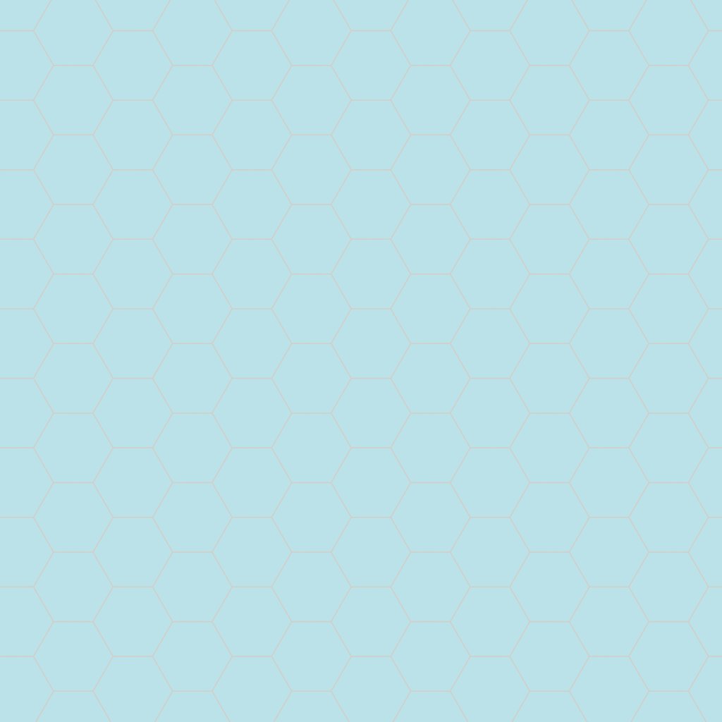 Qualis Ceramica Ronda 5.5x6.3 aqua Hexagon