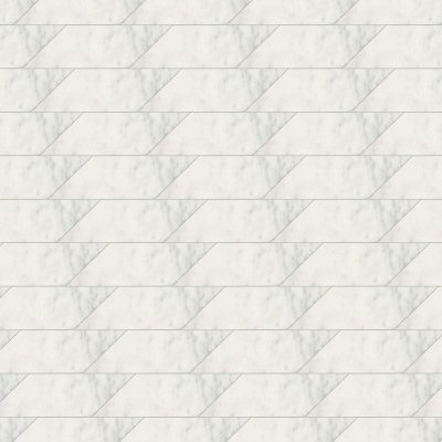 Marble Systems Glacier Honed Chevron Marble Tile 5x17 - Glacier - 5" x 17" x 1/2"