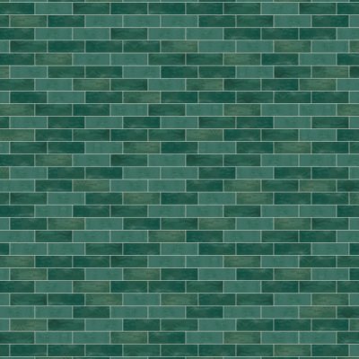 Qualis Ceramica Barcelona 2X6 Green - Alternating 1/3