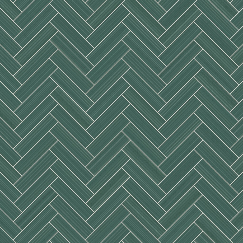 Qualis Ceramica Geometra 3x12 Emerald Divide