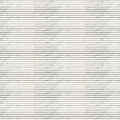 Marble Systems Calacatta Gold Royal Honed Flute Trim Marble Accent Tiles 6x24 - Calacatta Gold Royal - 6" x 24" x 3/4"