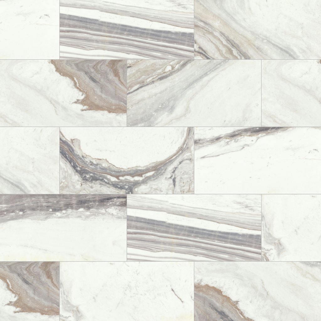 Daltile Eclessia Marble Volakas, Rectangle, 12X24, Polished - Volakas