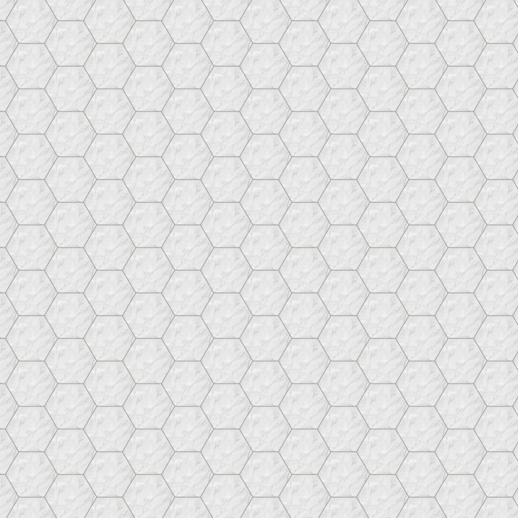 Marble Systems White Carrara Honed Hexagon Waterjet Marble Tile 5 25/32x5 - White Carrara