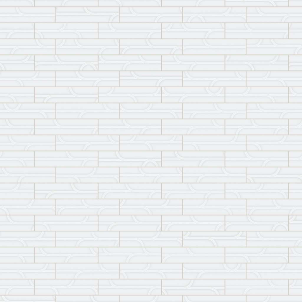 Qualis Ceramica Geometra 3x12 Powder Ivy