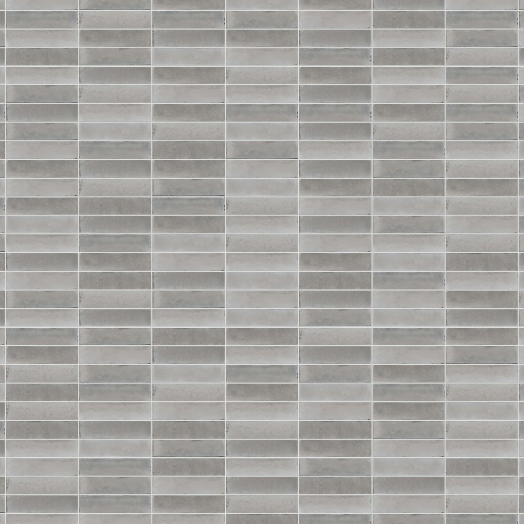Daltile Scrapbook Memory Grey, Rectangle, 2X8, Matte - Memory Grey