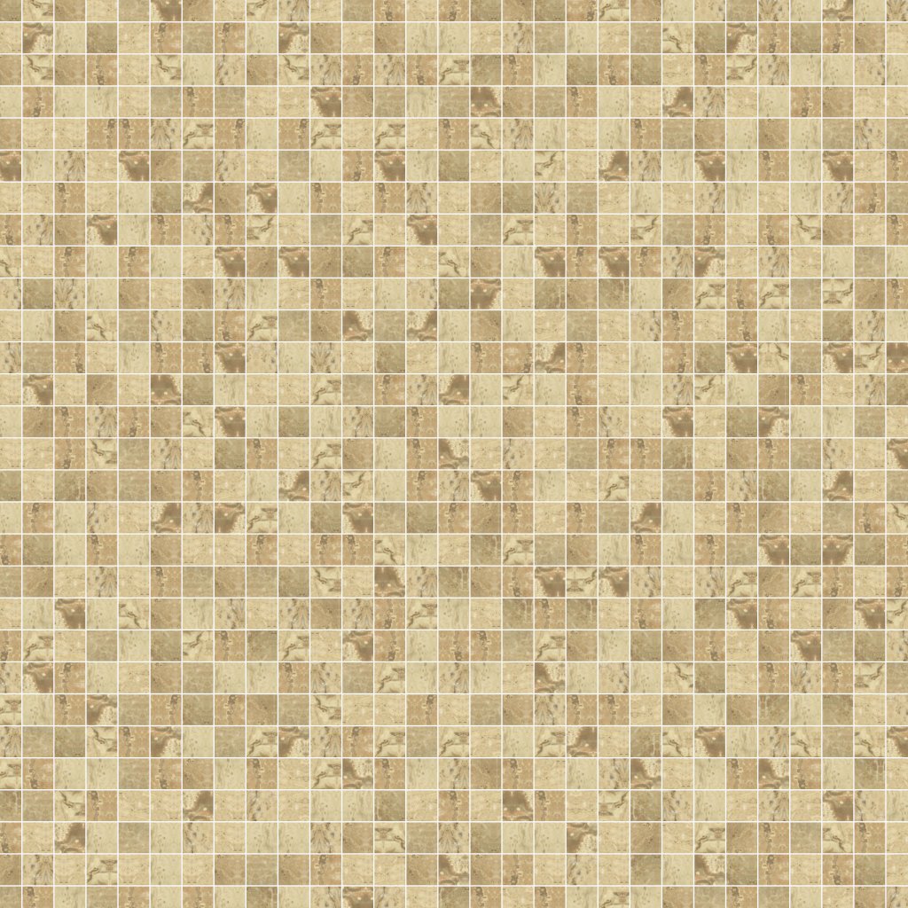 Qualis Ceramica Antico Walnut 2X2 Mosaic