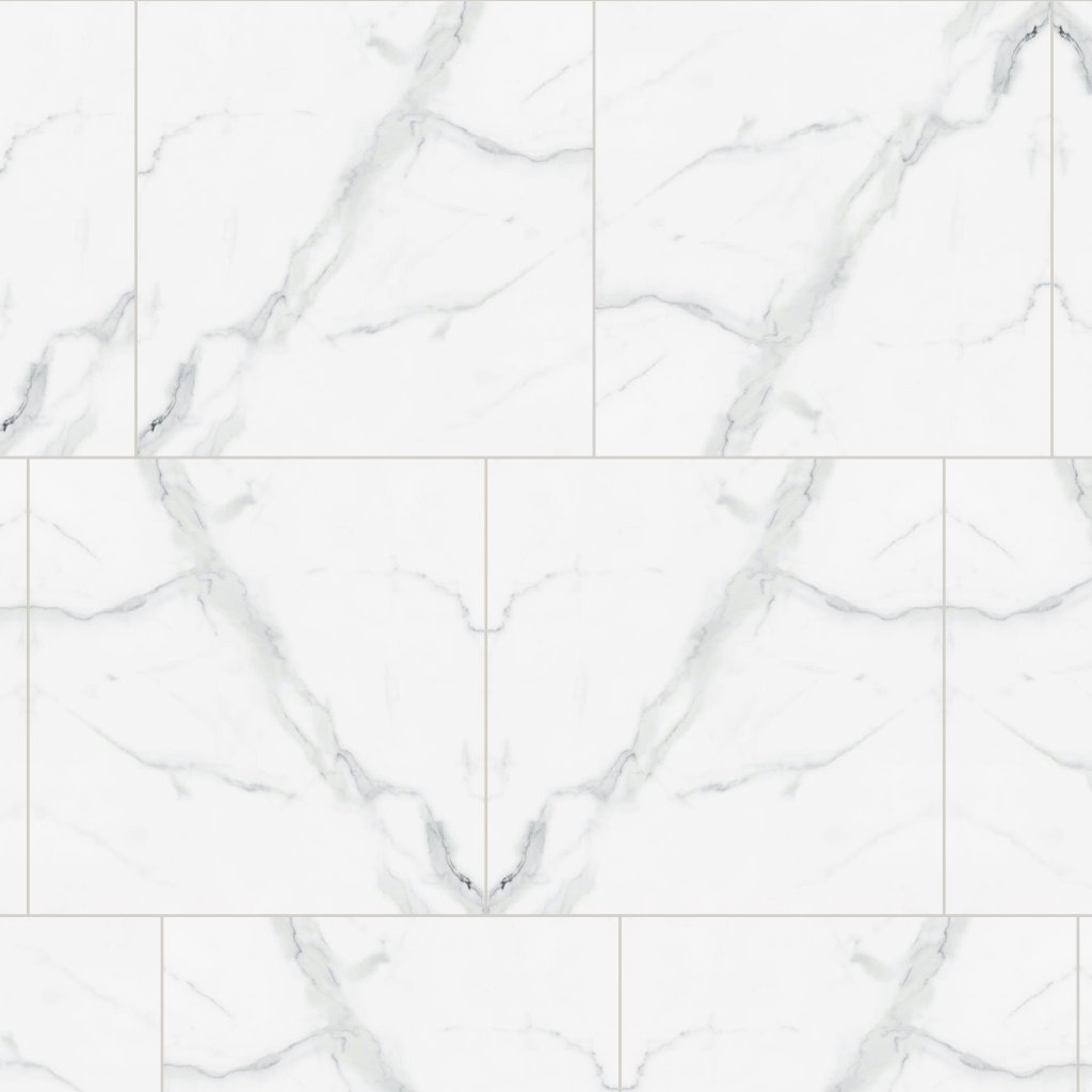 Qualis Ceramica Royal Stoneworks 24X24 Grandvein White Honed