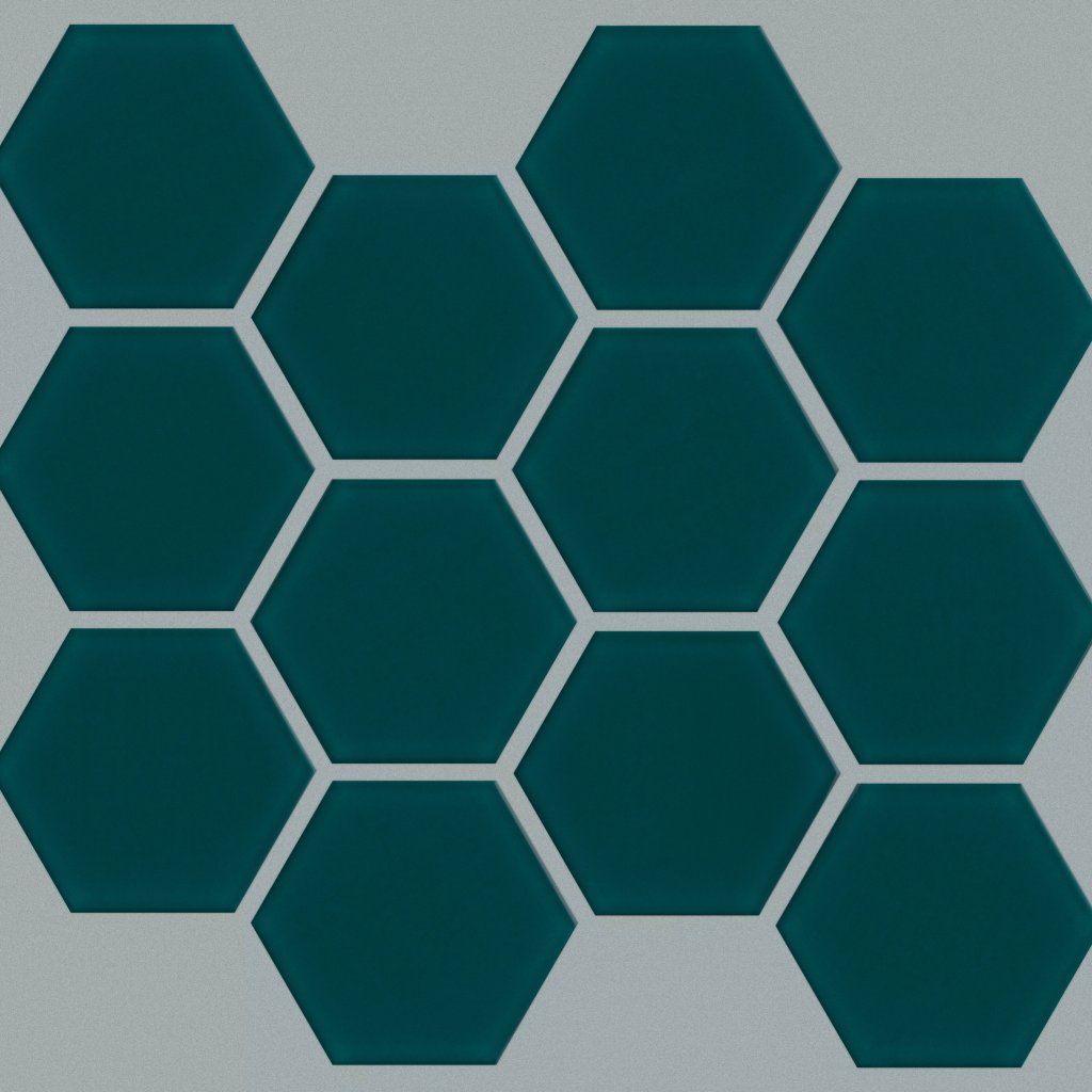 Shaw Floors ASCENDANT 3" Hex - Viridian