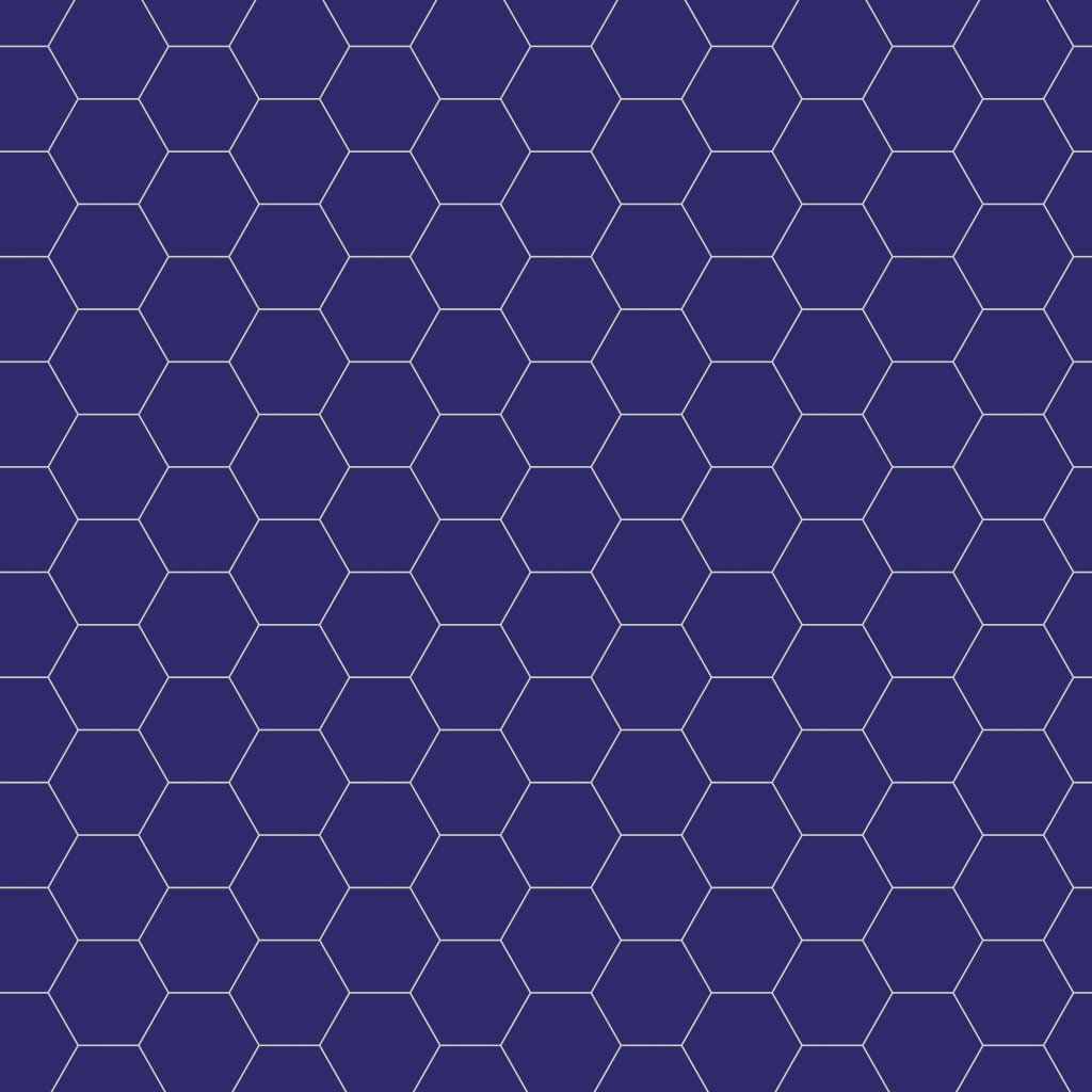 Qualis Ceramica Ronda 5.5x6.3 Cobalt Hexagon