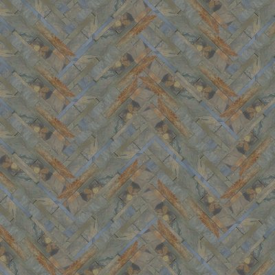 Qualis Ceramica Ledger Stone 6x24 Split Face - Herringbone