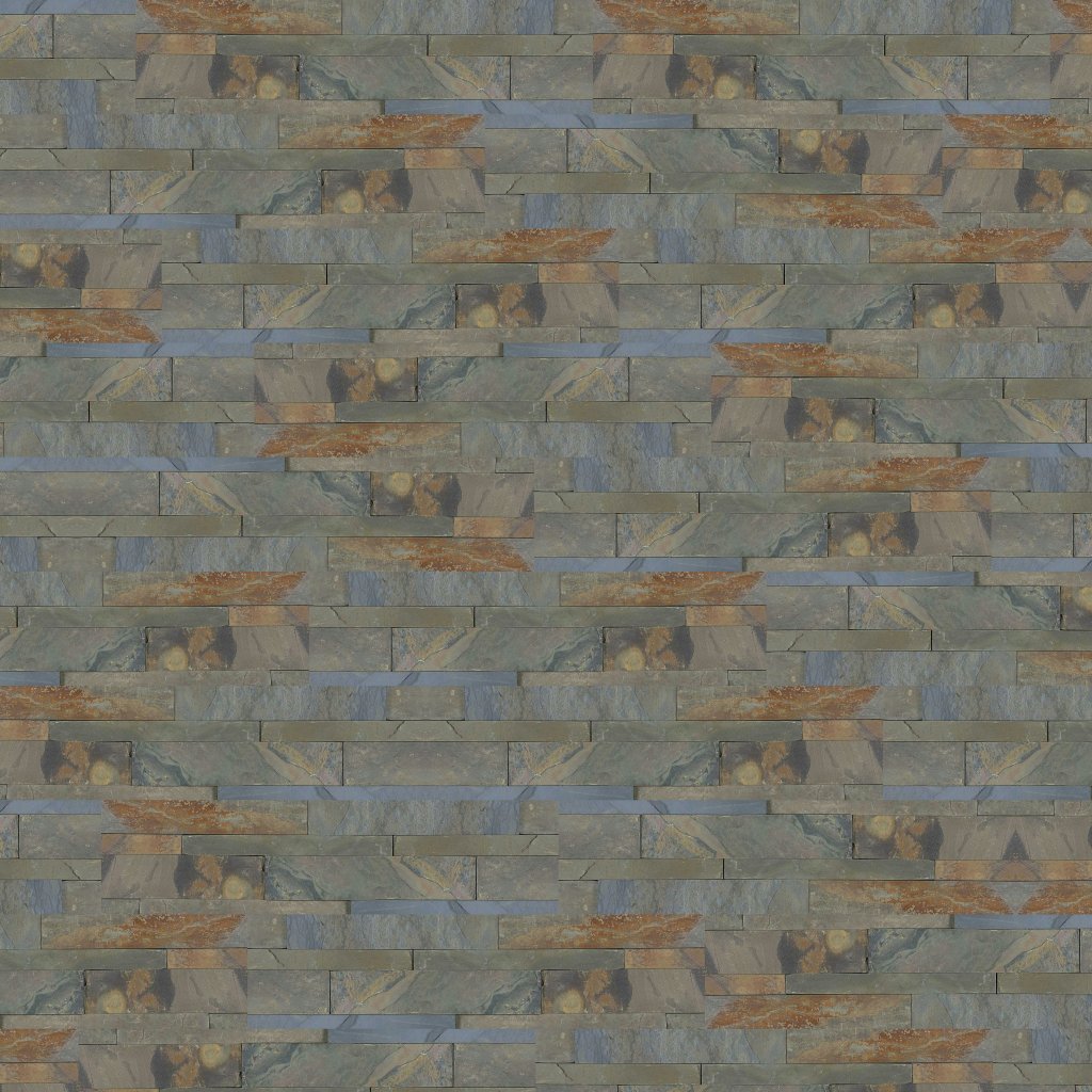 Qualis Ceramica Ledger Stone 6x24 Split Face