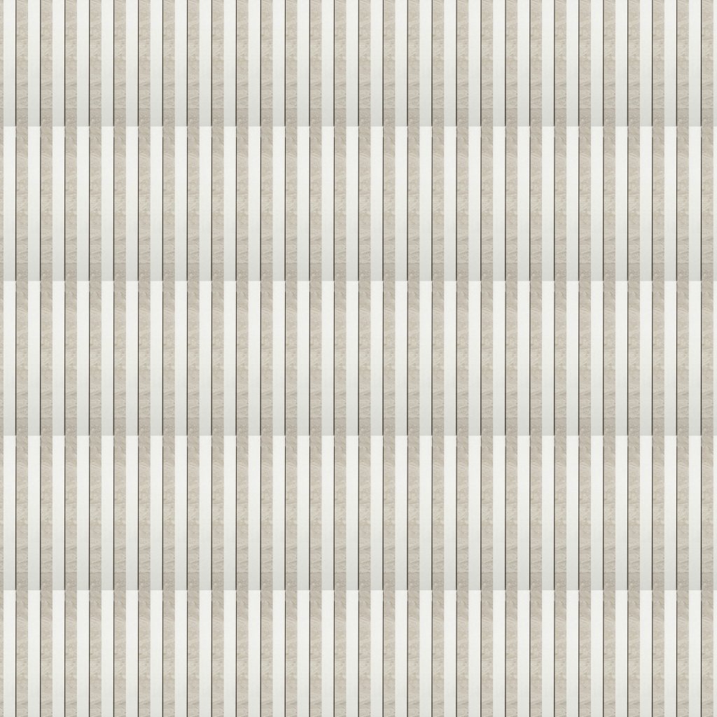 Marble Systems Diana Royal, Thassos Honed Mod Stripes Marble Mosaic 11 3/4x12 3/8 - Diana Royal