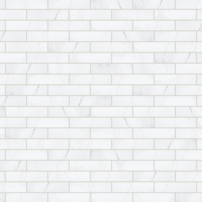 Qualis Ceramica Calacatta_V12 3X12F Calacatta - Alternating 1/2