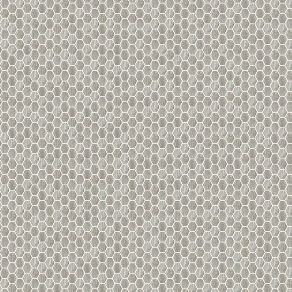 Qualis Ceramica Luxury Treiste Travertini 2" Hexagon Polished - Cream