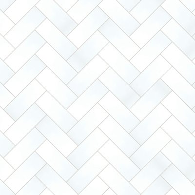 Qualis Ceramica Sausalito 5X13 White Gloss - Herringbone