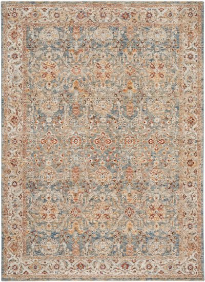 Nourison Home Nourison Sahar SHR03 9'3" x 12'7" Blue Persian Indoor Rug - 9'3" x 12'7"