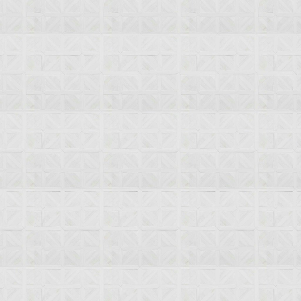 Marble Systems Snow White Multi Finish Ponte Basket Marble Mosaic 14 13/16x14 13/16 - Snow White