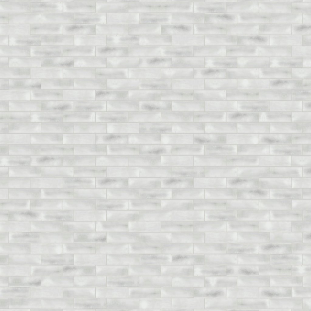 Qualis Ceramica Aruba 2x6 White Gloss