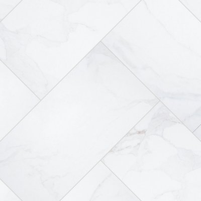 Qualis Ceramica Calacatta_V12 24X48F Calacatta - Herringbone
