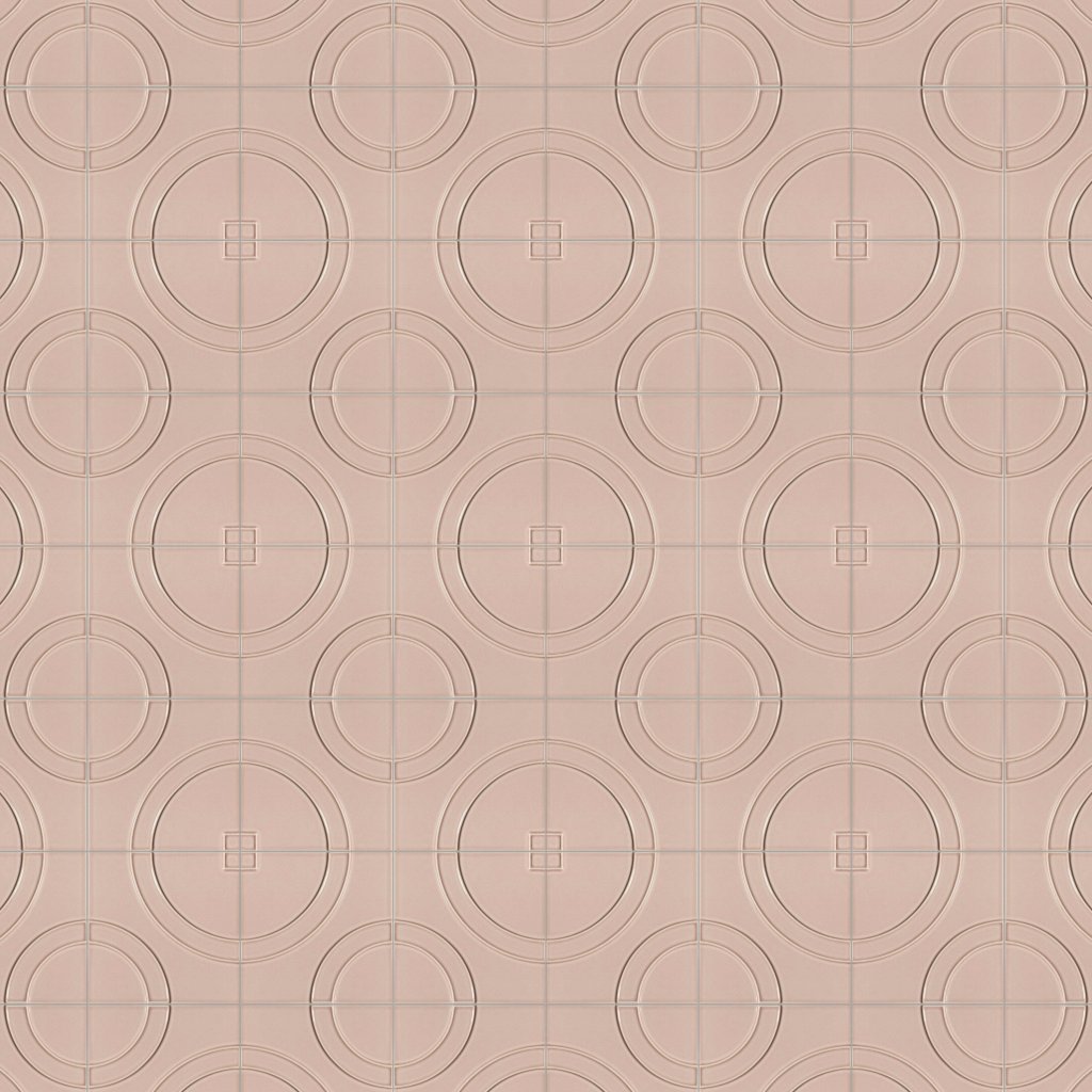 Marble Systems Violet Plum Glossy Manukie Ceramic Accent Tiles 8x8 - Violet Plum