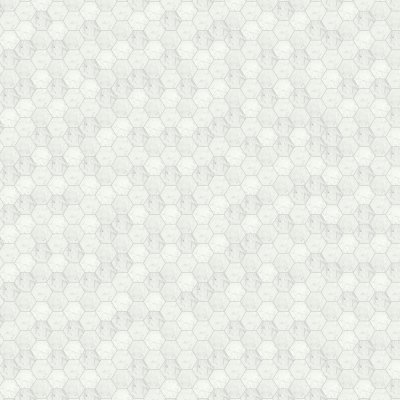 Qualis Ceramica Eterna Bianco 6 Polished Hexagon Mosaic - 10,5" x 12"