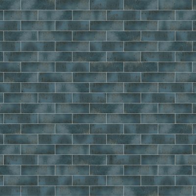 Qualis Ceramica Miami South Beach Blue - Alternating 1/2